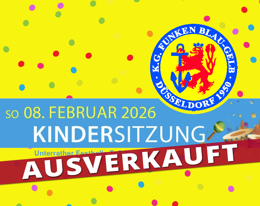 Unterrather Funken - Kindersitzung 2026 Poster